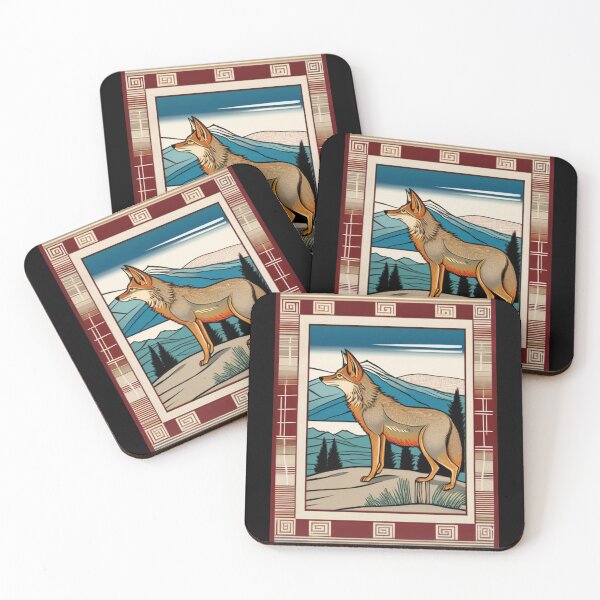 Item preview, prairie coyote designed and sold by EuropeanPrints.