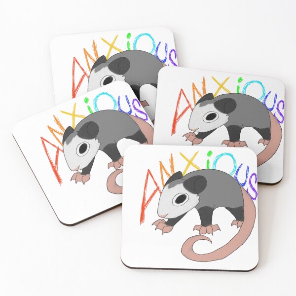 Item preview, Anxiety opossum  designed and sold by BeeTheDragon-1.