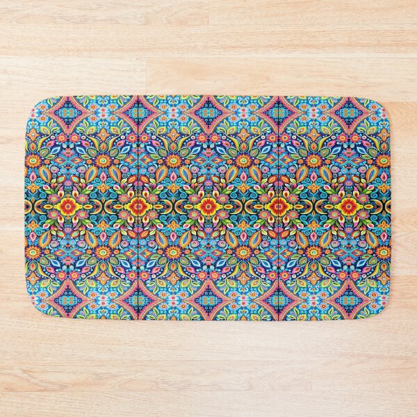 Item preview, Copy of flower pattern in Huichol art designed and sold by carlosxd.