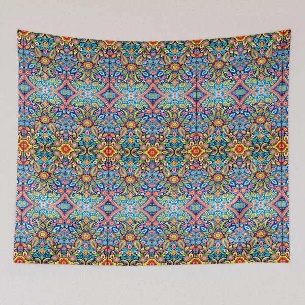 Item preview, Copy of flower pattern in Huichol art designed and sold by carlosxd.