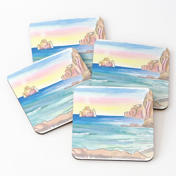 Item preview, Pan di Zucchero - Sugarloaf Rock and Coastal Scene in Sardinia Italy designed and sold by artshop77.