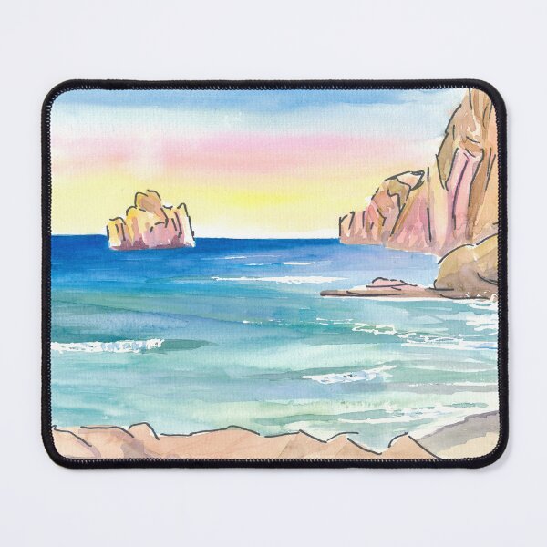 Item preview, Pan di Zucchero - Sugarloaf Rock and Coastal Scene in Sardinia Italy designed and sold by artshop77.
