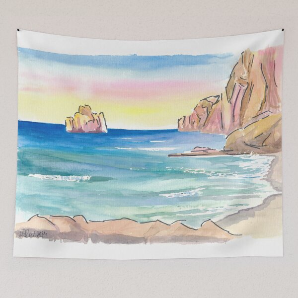 Item preview, Pan di Zucchero - Sugarloaf Rock and Coastal Scene in Sardinia Italy designed and sold by artshop77.