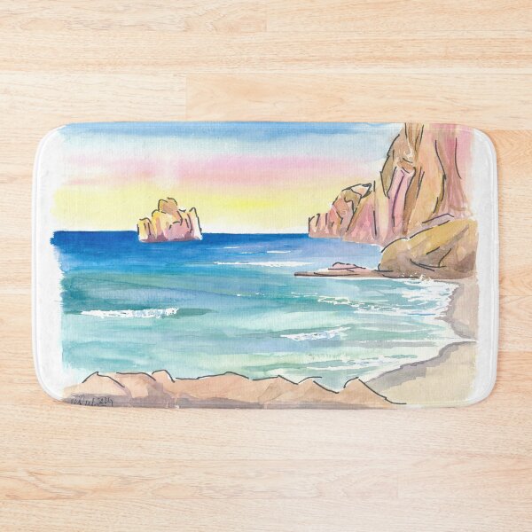 Item preview, Pan di Zucchero - Sugarloaf Rock and Coastal Scene in Sardinia Italy designed and sold by artshop77.