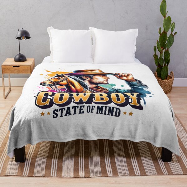 Item preview, ✨Cowboy State of Mind – Reflective Cowboy with Horse Design for Apparel, Mugs, Stickers & More designed and sold by artedigital99.
