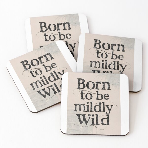 Item preview, Born to Be Mildly Wild - Quirky Fun Design designed and sold by SparroCreative.