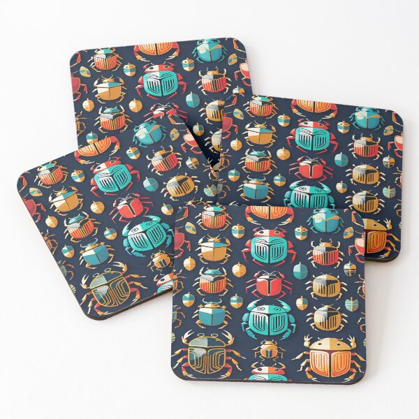 Item preview, Pattern pharaonic Egyptian Scarabs. designed and sold by DaliaSabryTee.