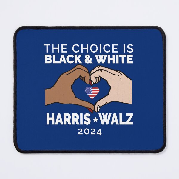 Item preview, The Choice is Black and White, Harris Walz 2024 designed and sold by jitterfly.
