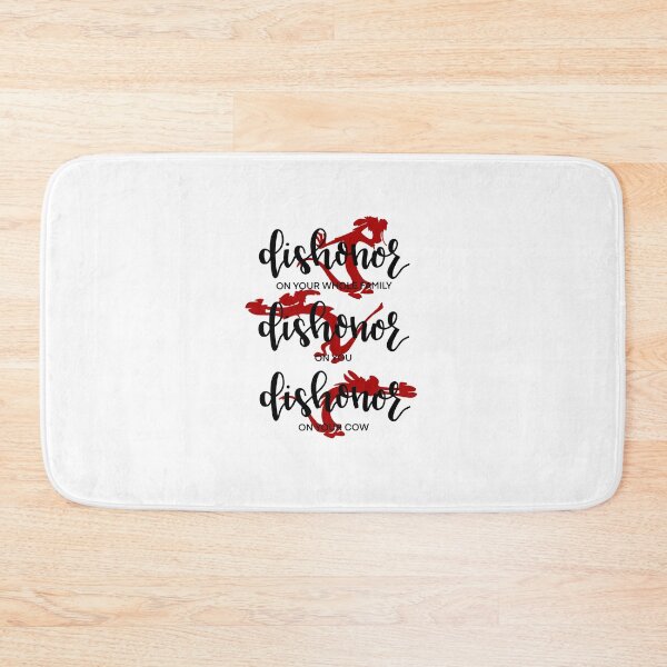 Item preview, Dishonor on You, Dishonor on your cow, mushu calligraphy print designed and sold by tbcalligraphy.