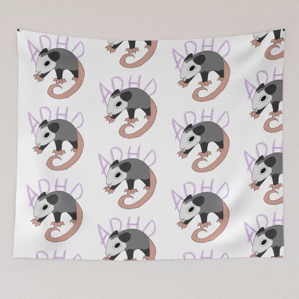 Item preview, ADHD opossum  designed and sold by BeeTheDragon-1.