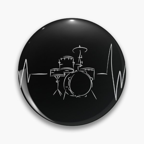 Item preview, Drum Set Heartbeat designed and sold by IceBlueDesigns.