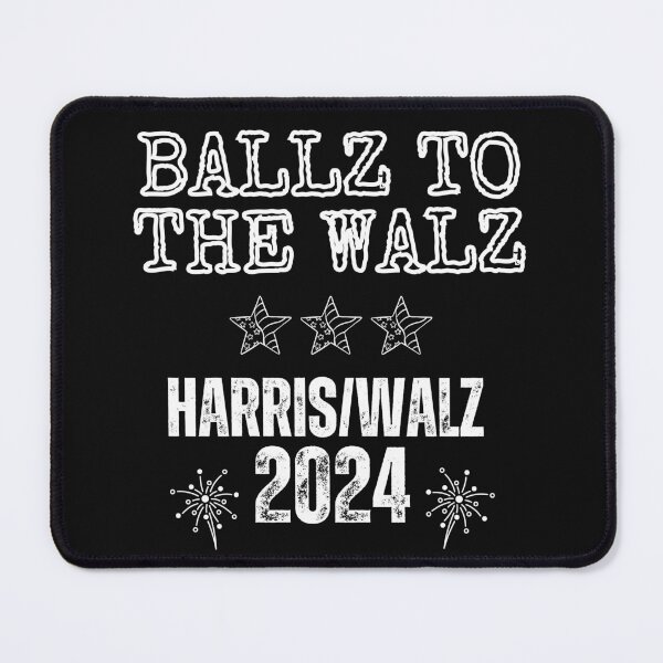 Item preview, Ballz To The Walz Harris/Walz 2024 Save Democracy Political Design designed and sold by EarthArtDesigns.
