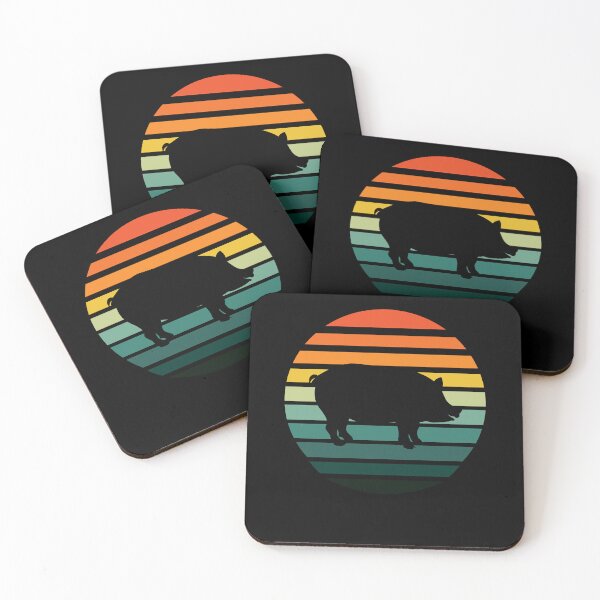 Item preview, Cool Pig Retro Funny Pig Lover Farmer Retro  designed and sold by smartrocket.