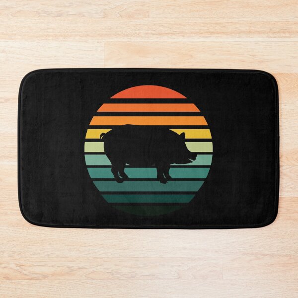 Item preview, Cool Pig Retro Funny Pig Lover Farmer Retro  designed and sold by smartrocket.