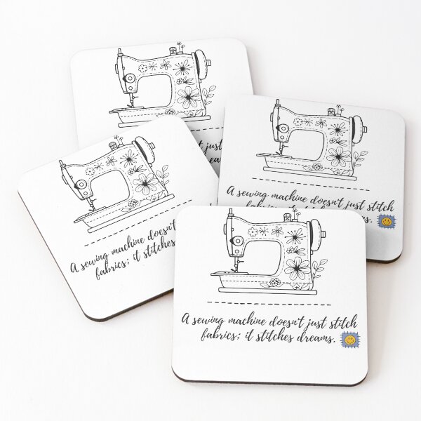 Item preview, A sewing machine doesn't just stitch fabrics; it stitches dreams. designed and sold by karimaK-71.