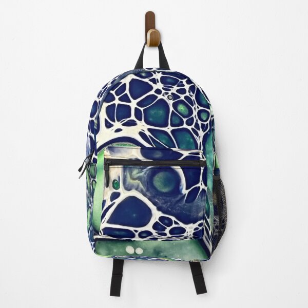 Item preview, Green and blue spiderweb design designed and sold by Hmelliger.