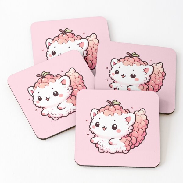 Item preview, Lychee cat designed and sold by Anna Halasek.