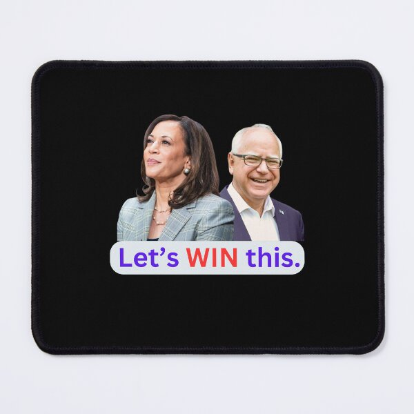 Item preview, Harris Walz 2024 Let's Win This designed and sold by ANNINOART ⭐⭐⭐⭐⭐.