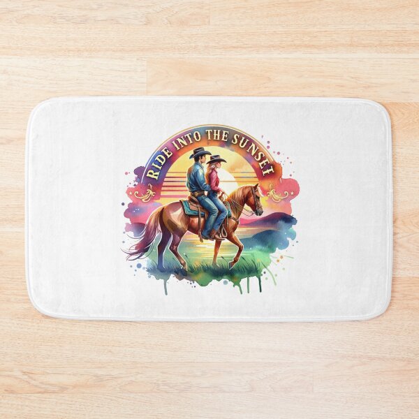 Item preview, ✨Ride in the Sunset – Cowboy on Horse at Sunset Design for Apparel, Mugs, Stickers & More designed and sold by artedigital99.