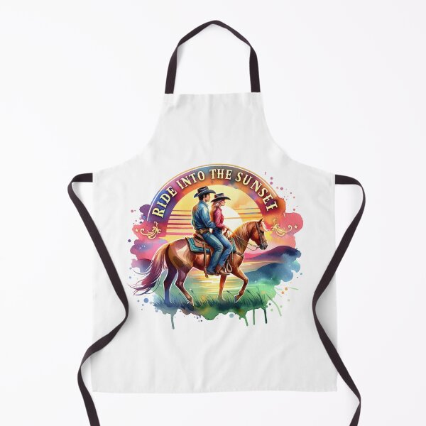 Item preview, ✨Ride in the Sunset – Cowboy on Horse at Sunset Design for Apparel, Mugs, Stickers & More designed and sold by artedigital99.