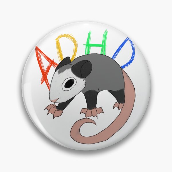 Item preview, Rainbow ADHD opossum  designed and sold by BeeTheDragon-1.