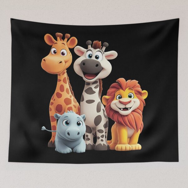 Item preview, Madagascar Cute Kawaii Animals | Funny Gift For Kids designed and sold by ViralBrowser.