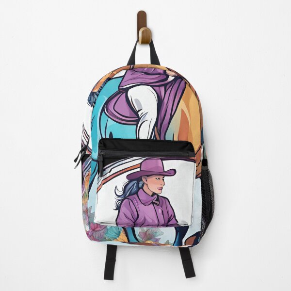 Item preview, Amazon Woman on Horse in Flowers designed and sold by Aquillashop.