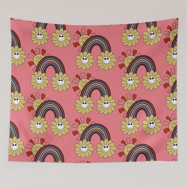 Item preview, Groovy Rainbow With Sun designed and sold by OldSoulKraft.