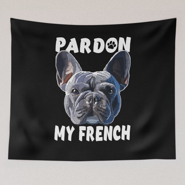Item preview, Pardon My French Blue Frenchie designed and sold by Just-Arts-4U.