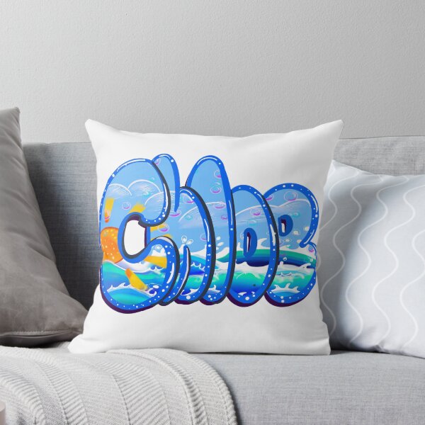 Item preview, Chloe popular girls women first name personalized ocean beach waves theme custom first name gifts for Chloe designed and sold by Artonmytee.