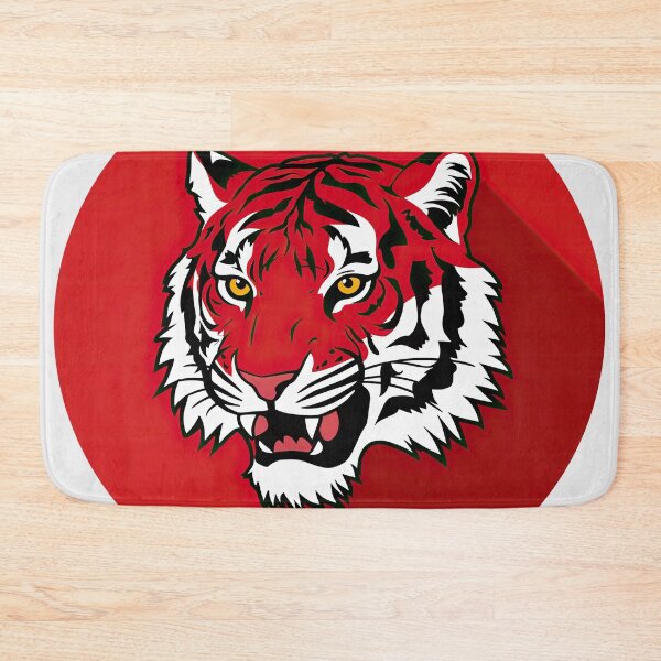 Item preview, Sticker T-Shirt Design Trending: Fierce Red Tiger designed and sold by ForeverPrintsOK.