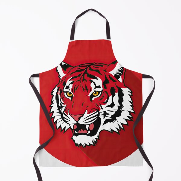 Item preview, Sticker T-Shirt Design Trending: Fierce Red Tiger designed and sold by ForeverPrintsOK.
