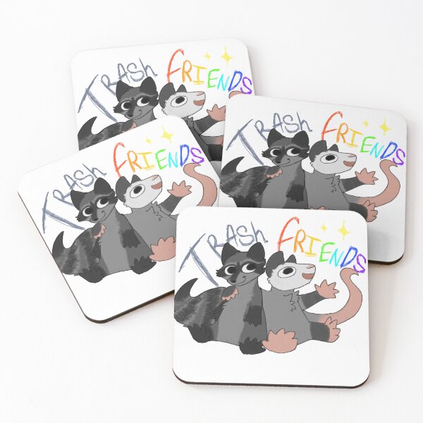 Item preview, Trash friends, opossum and raccoon designed and sold by BeeTheDragon-1.