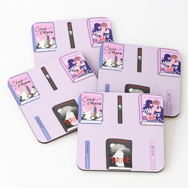 Item preview, Ali Hazelwood Books and Spines Illustrations Pack 2 designed and sold by TheEclecticKat.