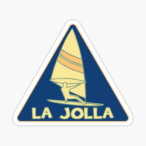 Aperçu de l'œuvre Décalcomanie de surf de La Jolla en Californie créée et vendue par zsonn.