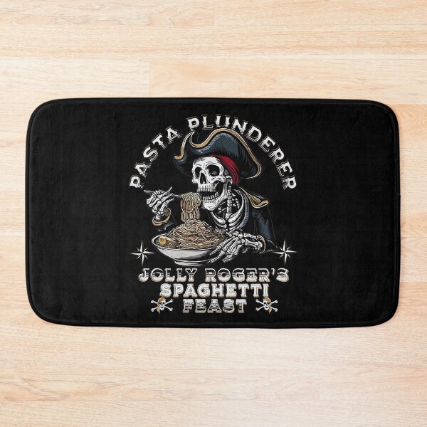 Item preview, PASTA PLUNDERER - PIRATE EATING SPAGHETTI - HALLOWEEN designed and sold by justyna-s28.