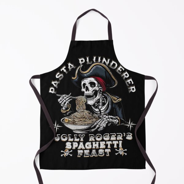 Item preview, PASTA PLUNDERER - PIRATE EATING SPAGHETTI - HALLOWEEN designed and sold by justyna-s28.