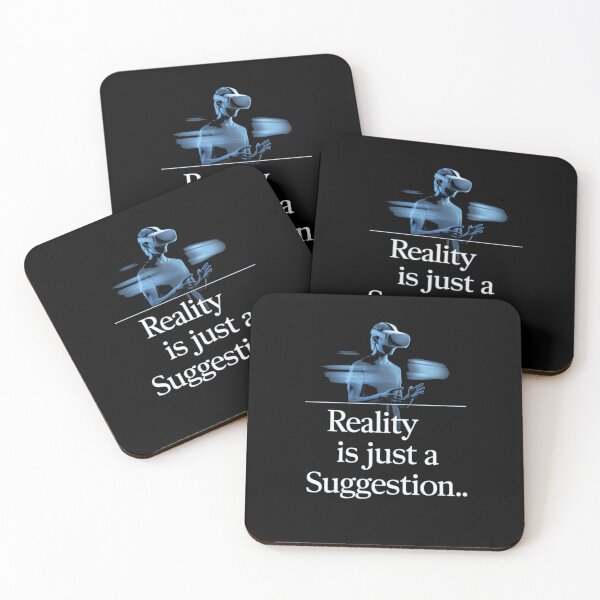 Item preview, Reality is Just a Suggestion VR Tee designed and sold by Kuczyn.