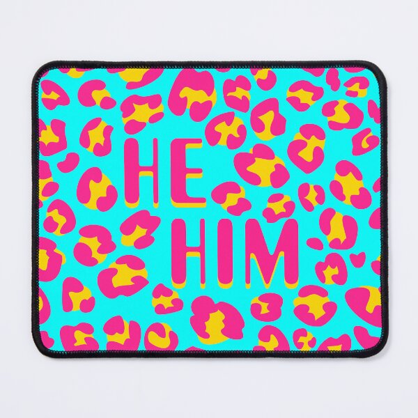 Item preview, NEON LEOPARD HE HIM designed and sold by HELLOCROSSING.