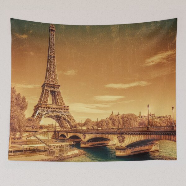 Item preview, Vintage Eiffel Tower Landscape  designed and sold by DeeCeeFashion.