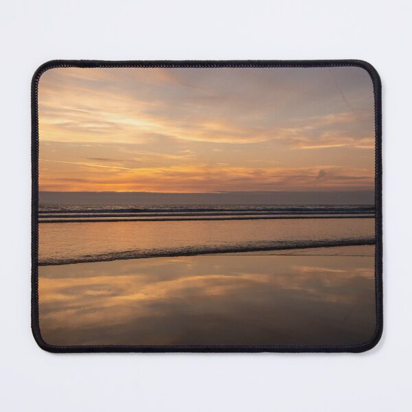 Item preview, Vibrant Sunset Reflections on Westward Ho Beach designed and sold by twymanphoto.