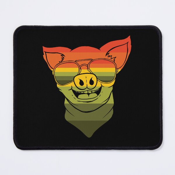 Item preview, Cool Pig Retro Funny Pig Lover Farmer Retro  designed and sold by smartrocket.
