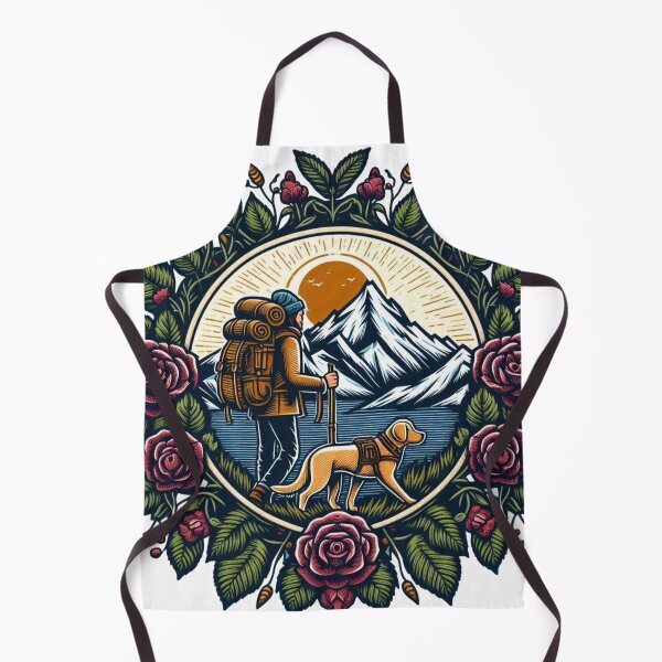 Item preview,  A hiker, accompanied by a loyal dog designed and sold by VisualHut.