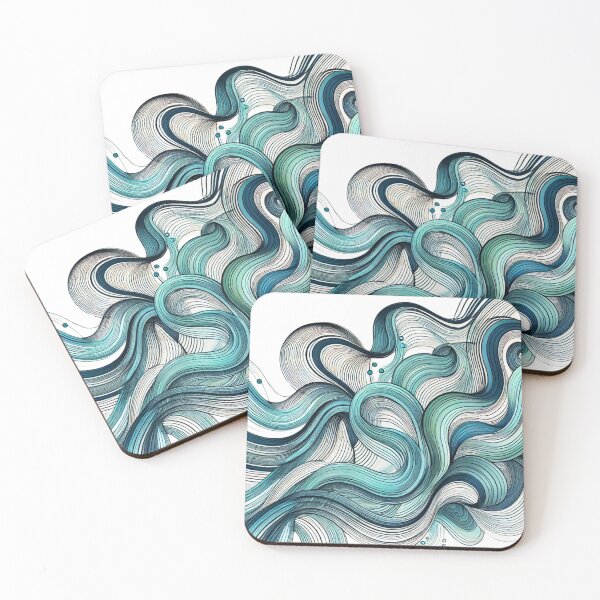 Item preview, Abstract Waves designed and sold by FusiTink.