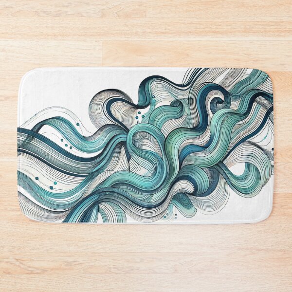 Item preview, Abstract Waves designed and sold by FusiTink.