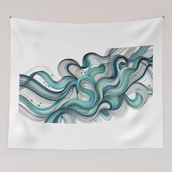 Item preview, Abstract Waves designed and sold by FusiTink.