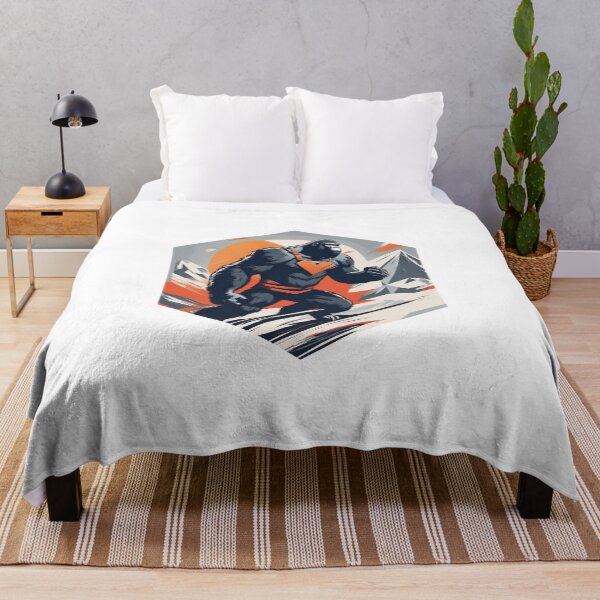 Item preview, Gorilla Superhero at the Slope designed and sold by AbsoluteA.