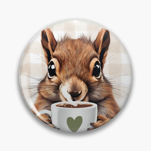 Item preview, "Hugs in a Mug" Cute Squirrel Hot Cocoa designed and sold by LemonHorse.