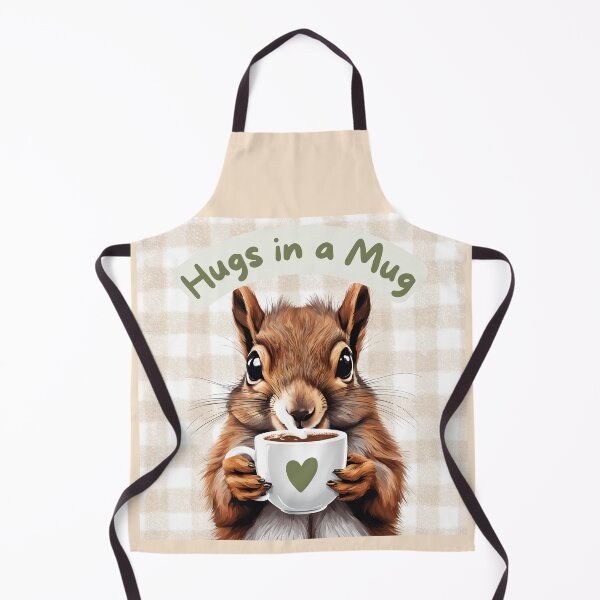 Item preview, "Hugs in a Mug" Cute Squirrel Hot Cocoa designed and sold by LemonHorse.