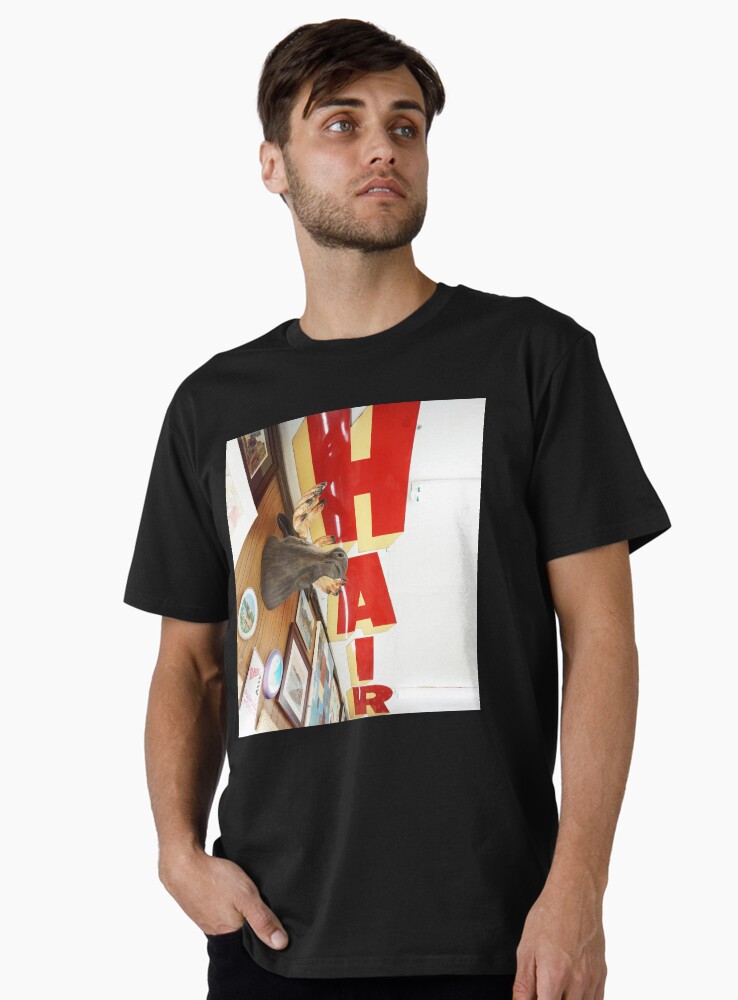 Thumbnail 1 of 4, Premium T-Shirt, Doug's Barbershop HAIR! T-shirt (Black) designed and sold by DougsBarbershop.